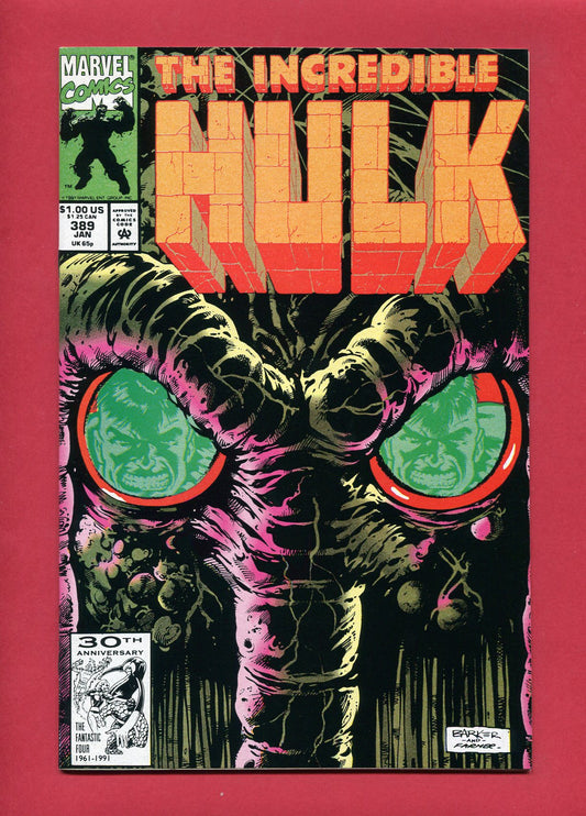 Incredible Hulk #389 (Jan 1992), 8.5 VF+