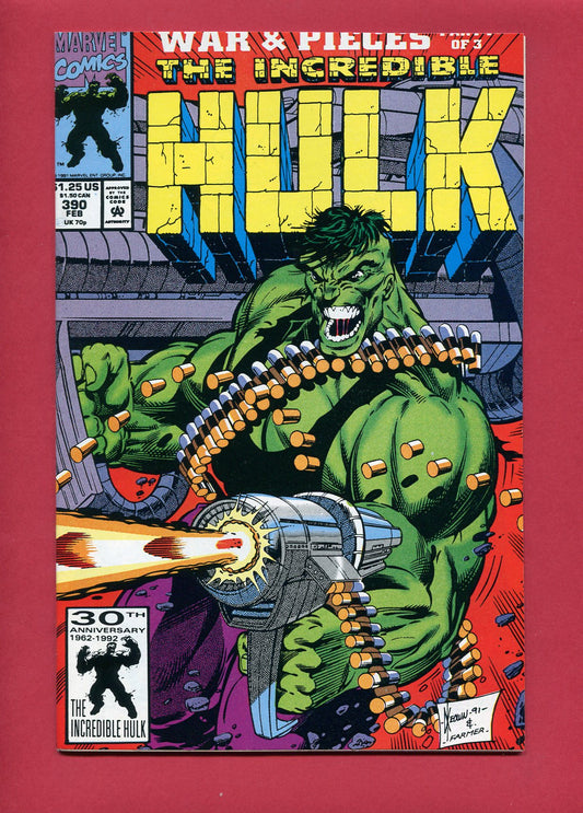 Incredible Hulk #390 (Feb 1992), 8.0 VF