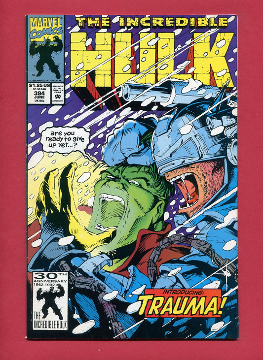 Incredible Hulk #394 (Jun 1992), 7.0 FN/VF