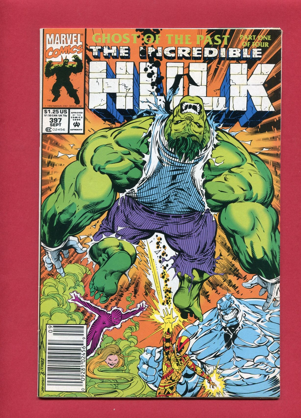 Incredible Hulk #397 (Sep 1992), 7.5 VF-