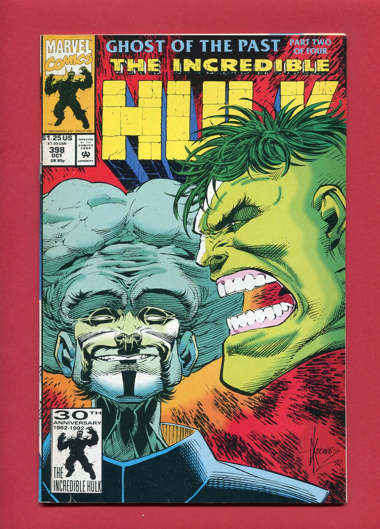 Incredible Hulk #398 (Oct 1992), 8.5 VF+