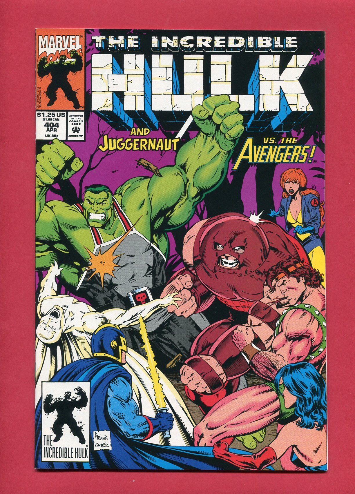 Incredible Hulk #404 (Apr 1993), 7.5 VF-