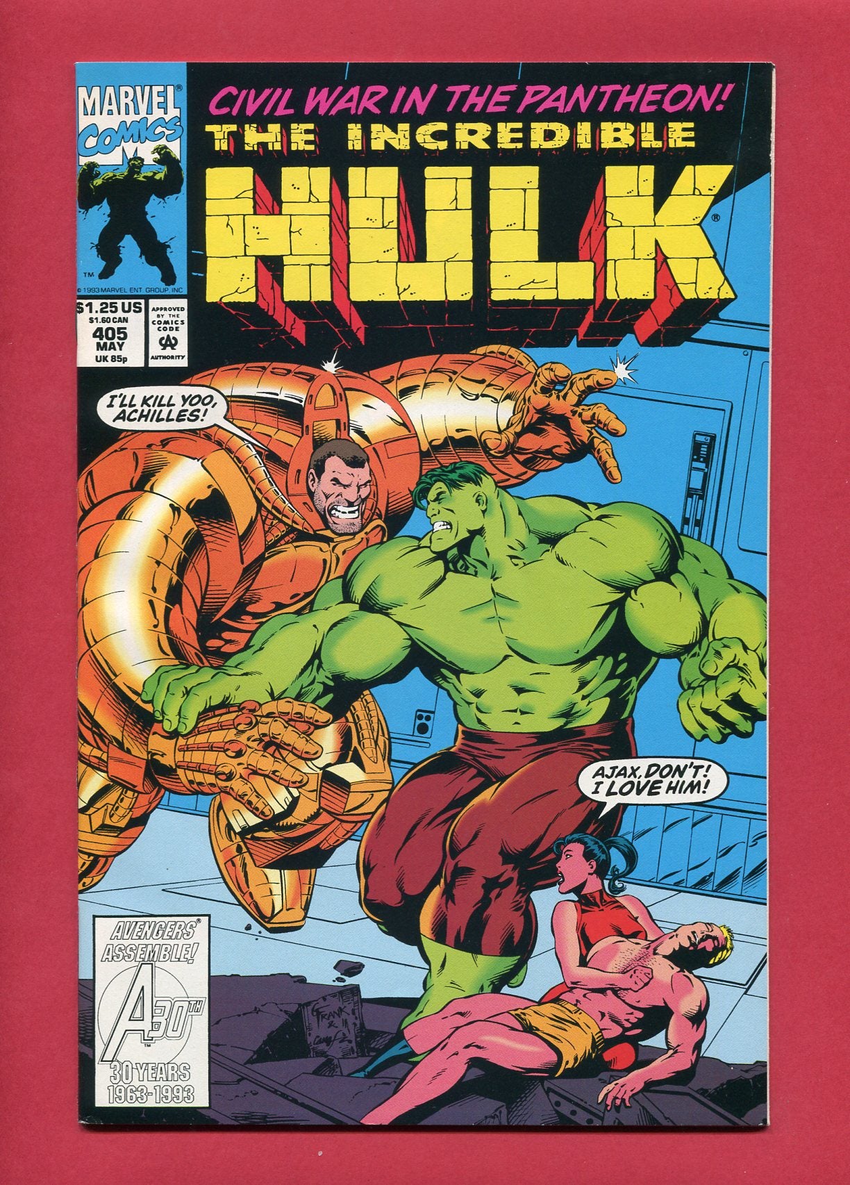 Incredible Hulk #405 (May 1993), 7.5 VF-