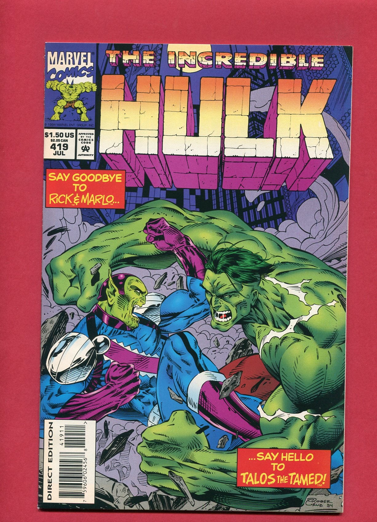 Incredible Hulk #419 (Jul 1994), 8.5 VF+