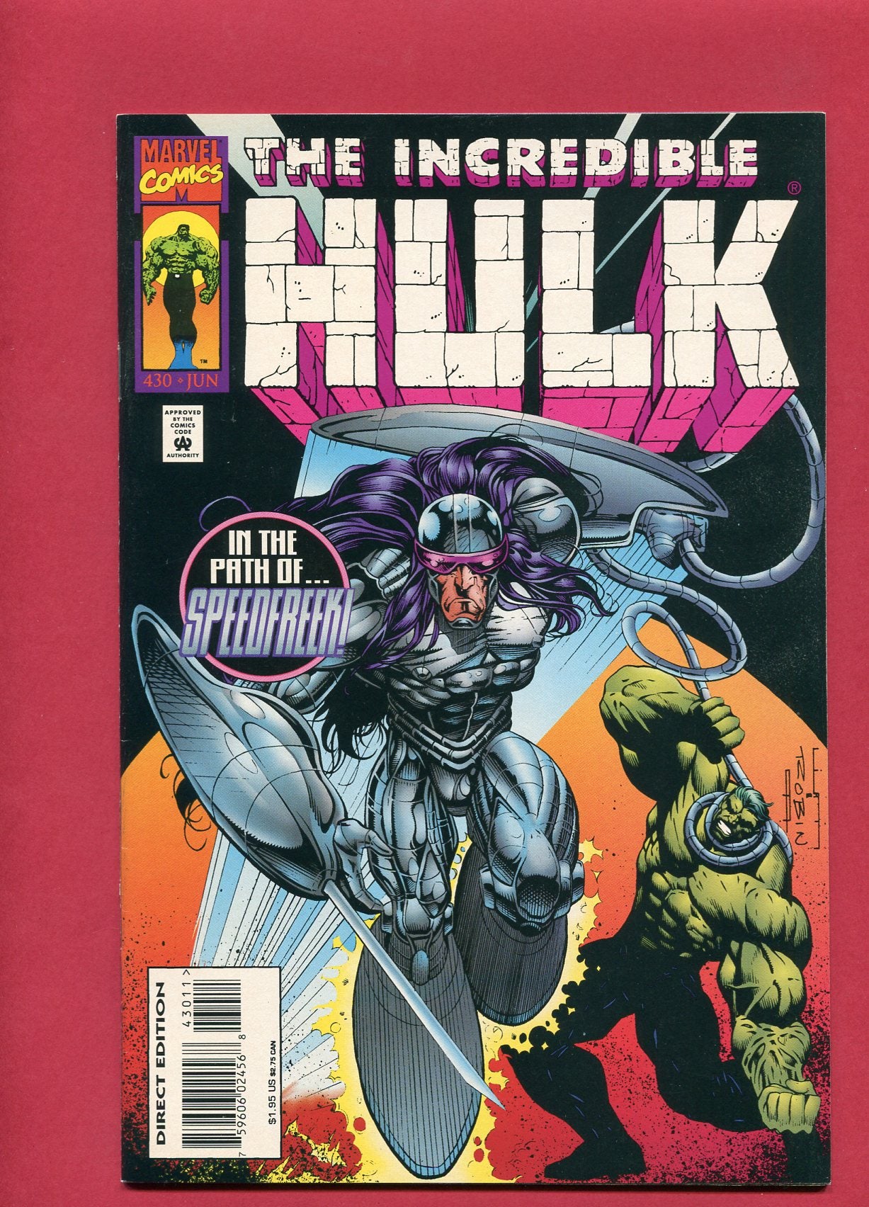 Incredible Hulk #430 (Jun 1995), 7.5 VF-