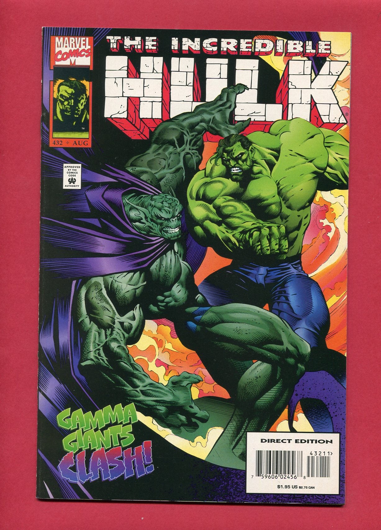 Incredible Hulk #432 (Aug 1995), 8.0 VF