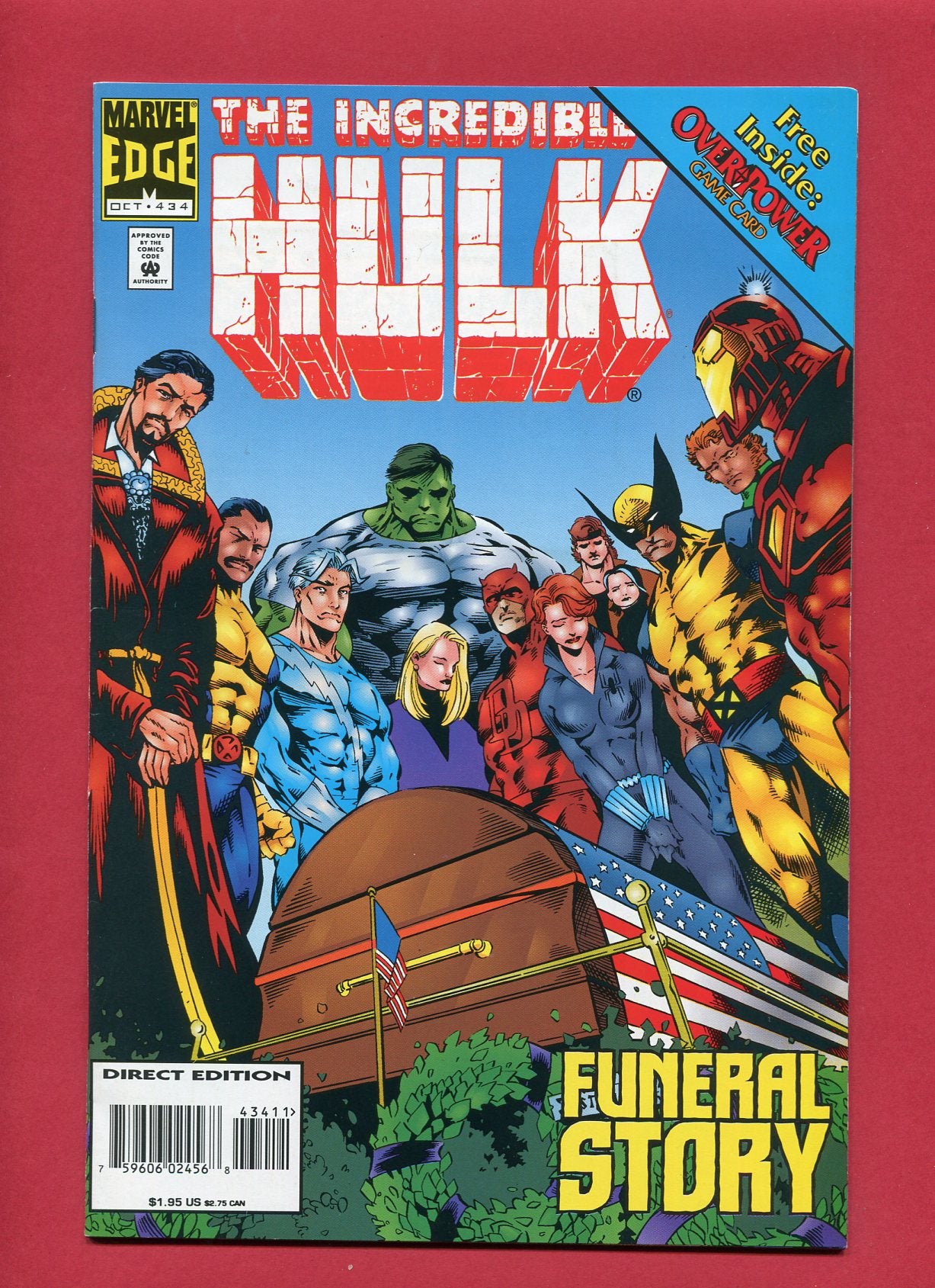 Incredible Hulk #434 (Oct 1995), 7.5 VF-