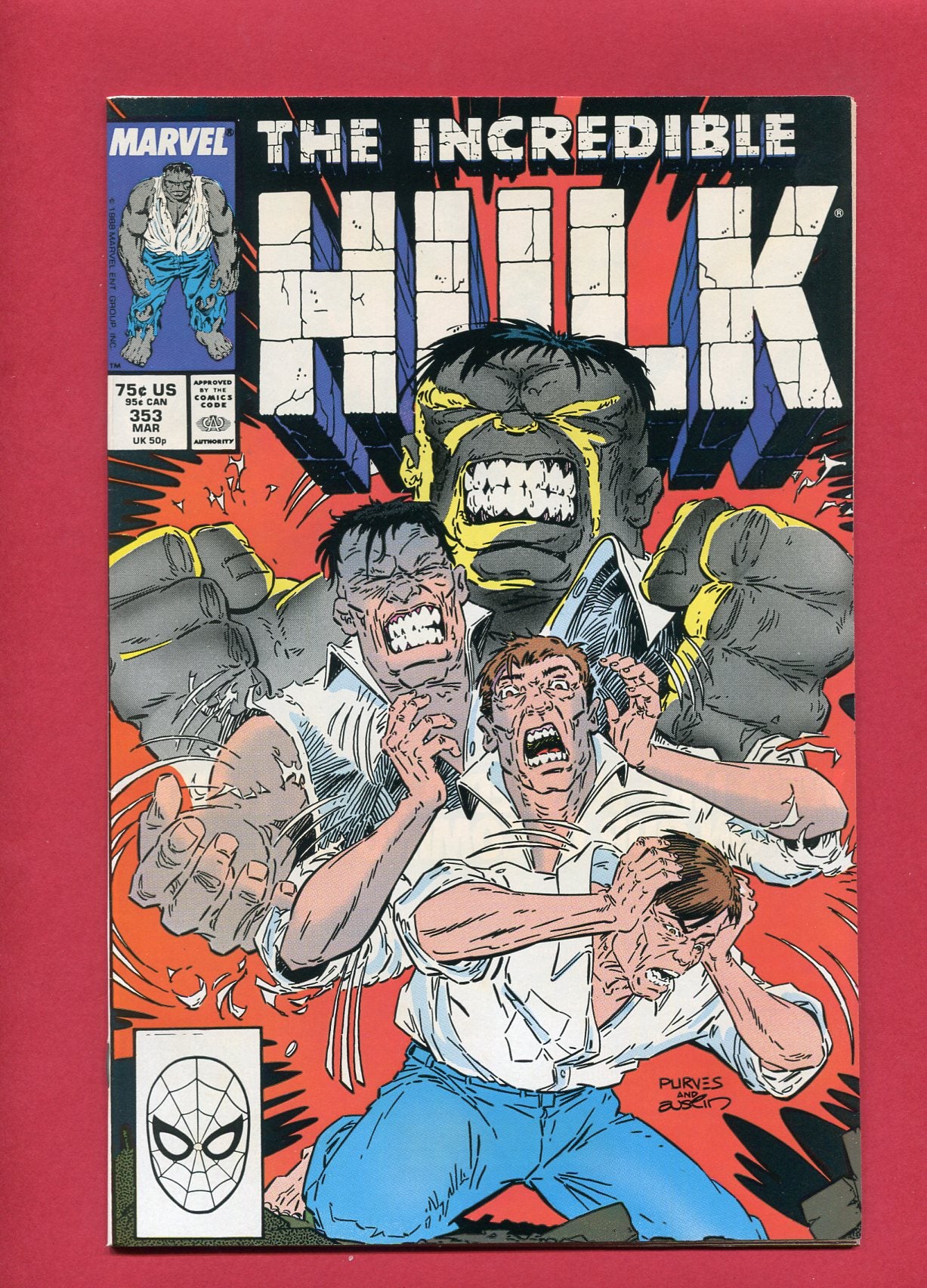 Incredible Hulk #353 (Mar 1989), 8.5 VF+