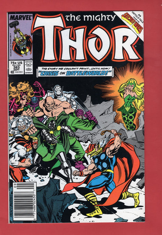 Thor #383 (Sep 1987) 8.0 VF Newsstand