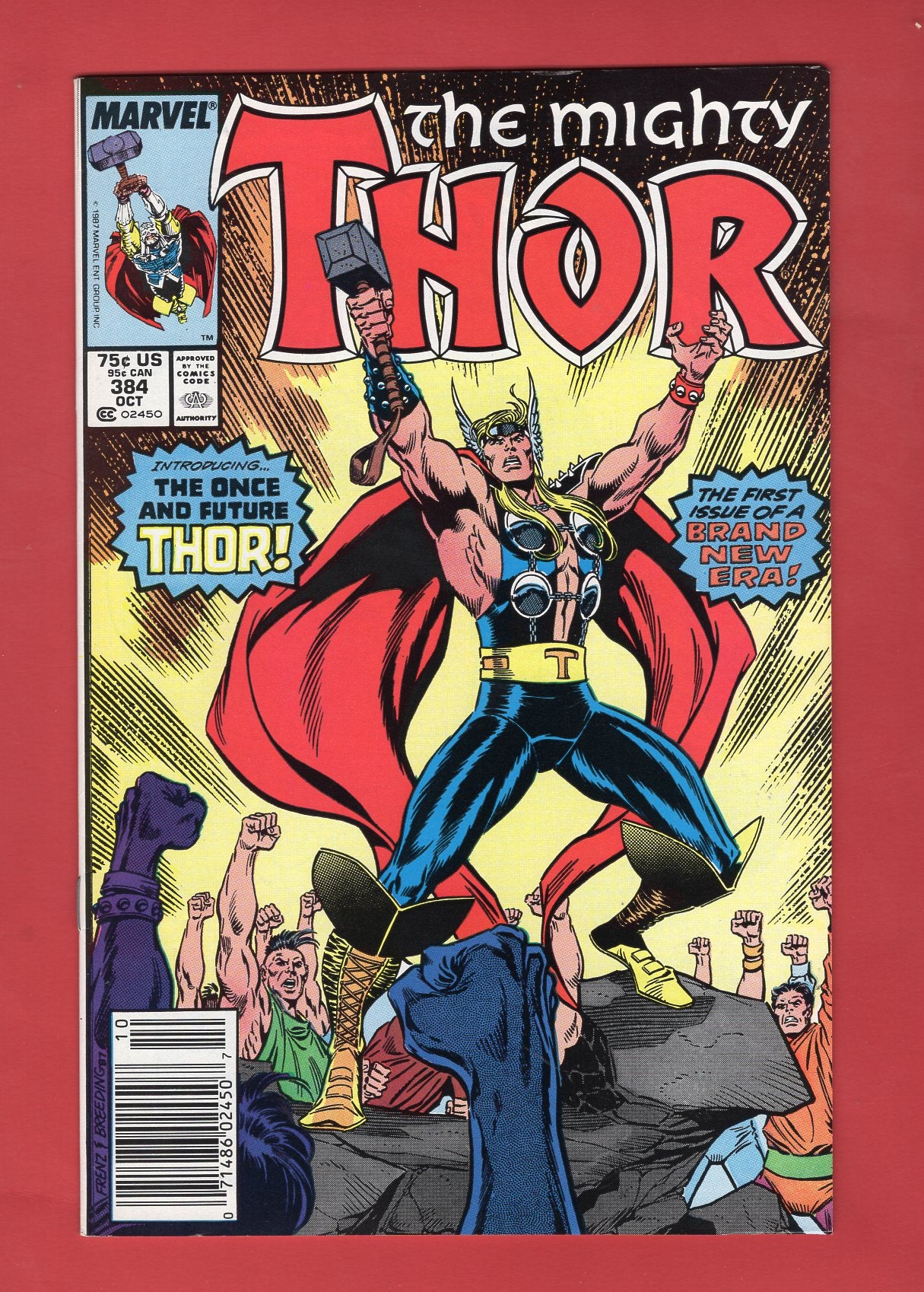 Thor #384 (Oct 1987) 8.5 VF+ Newsstand