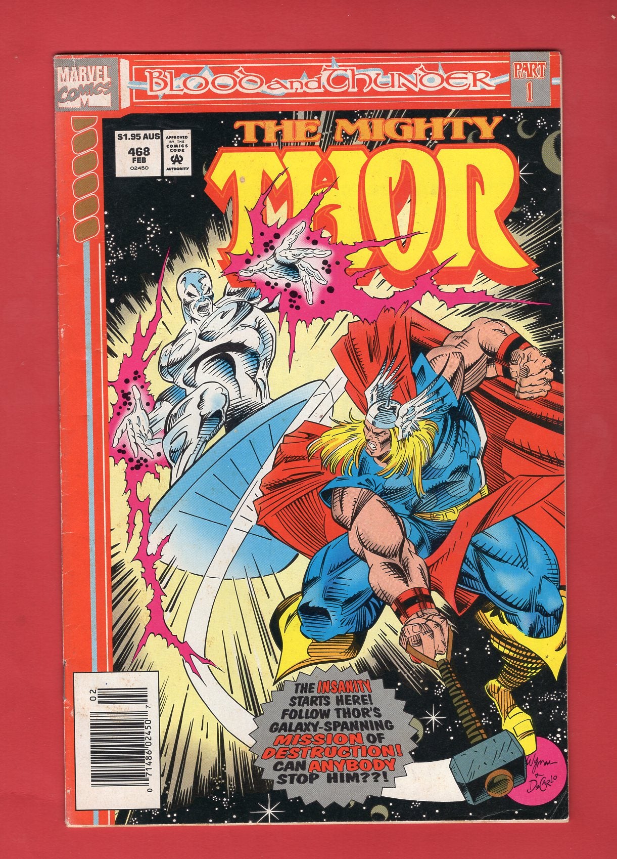 Thor #468 (Nov 1993) 6.5 FN+ Newsstand