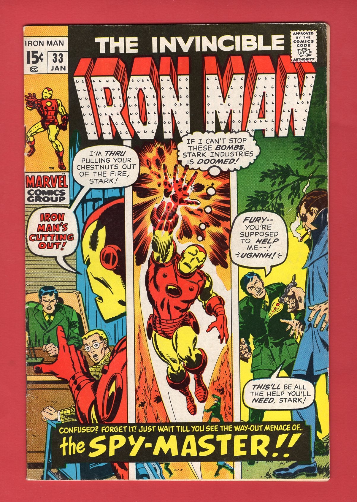 Iron Man #33 (Jan 1971) 5.5 FN-