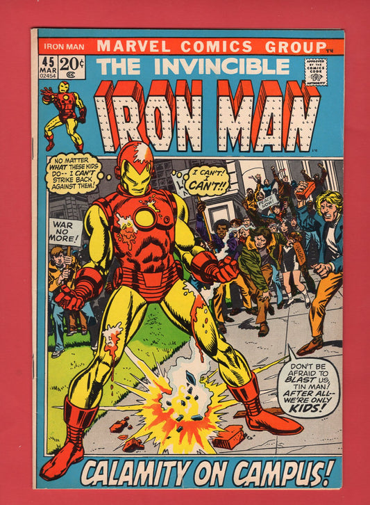 Iron Man #45 (Jan 1972) 7.5 VF-