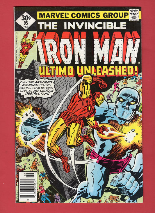 Iron Man #95 (Feb 1977) 7.5 VF- Newsstand