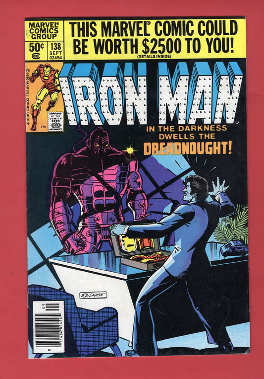 Iron Man #138 (Sep 1980) 7.5 VF- Newsstand