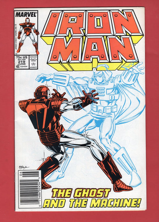 Iron Man #219 (Jun 1987) 7.5 VF- Newsstand