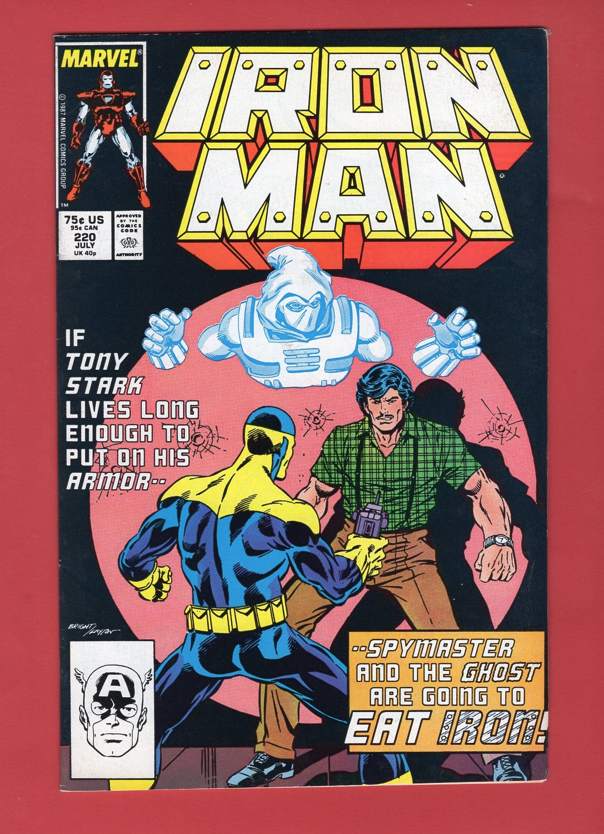 Iron Man #220 (Jul 1987) 7.5 VF-