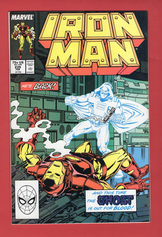 Iron Man #239 (Feb 1989) 9.2 NM-