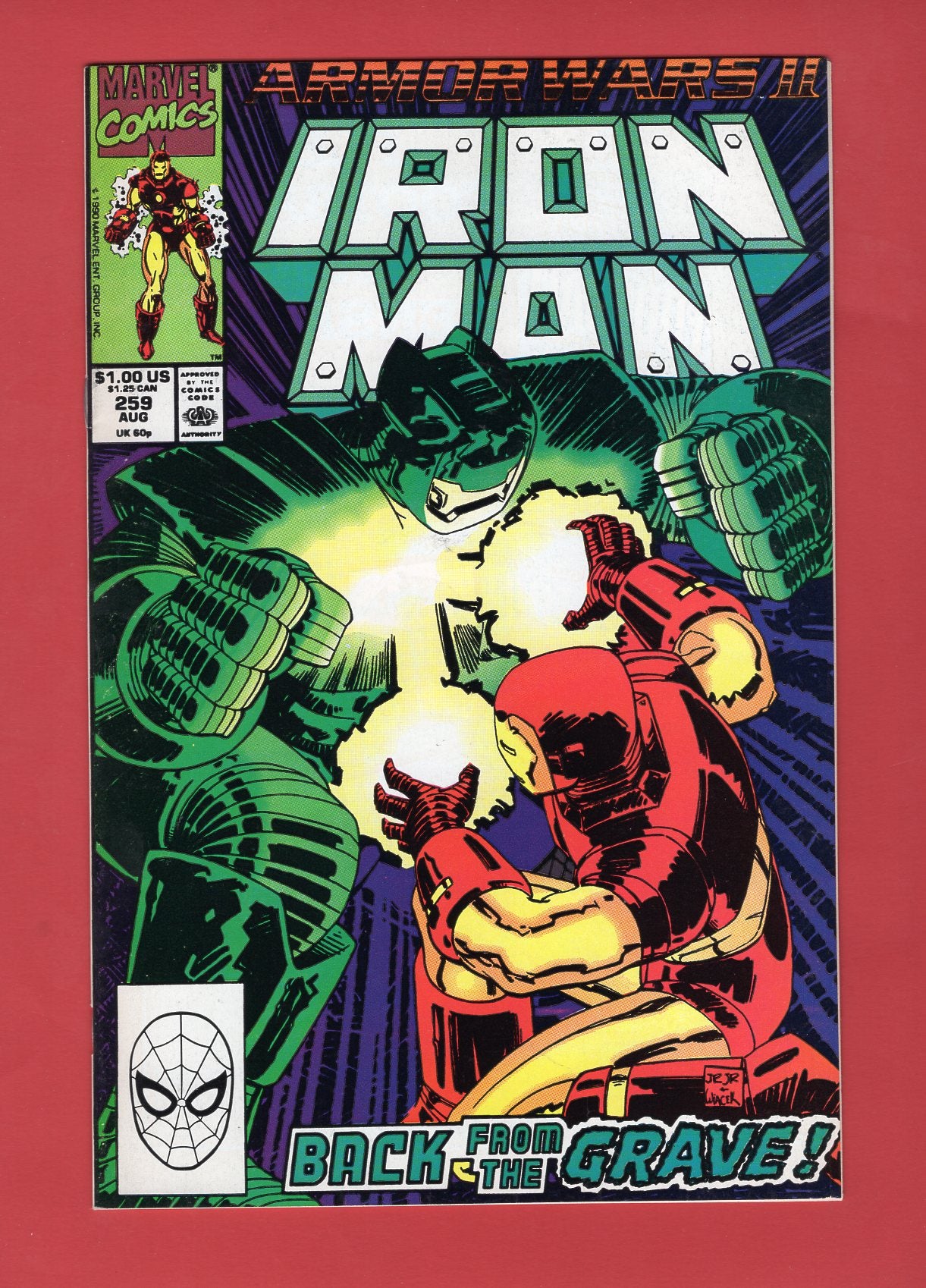 Iron Man #259 (Aug 1990) 8.5 VF+