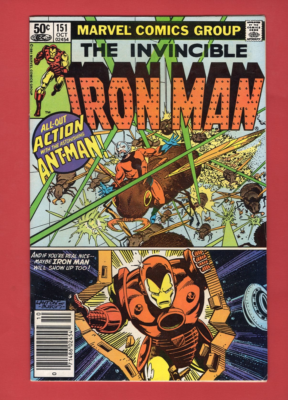 Iron Man #151 (Oct 1981) 7.5 VF- Newsstand