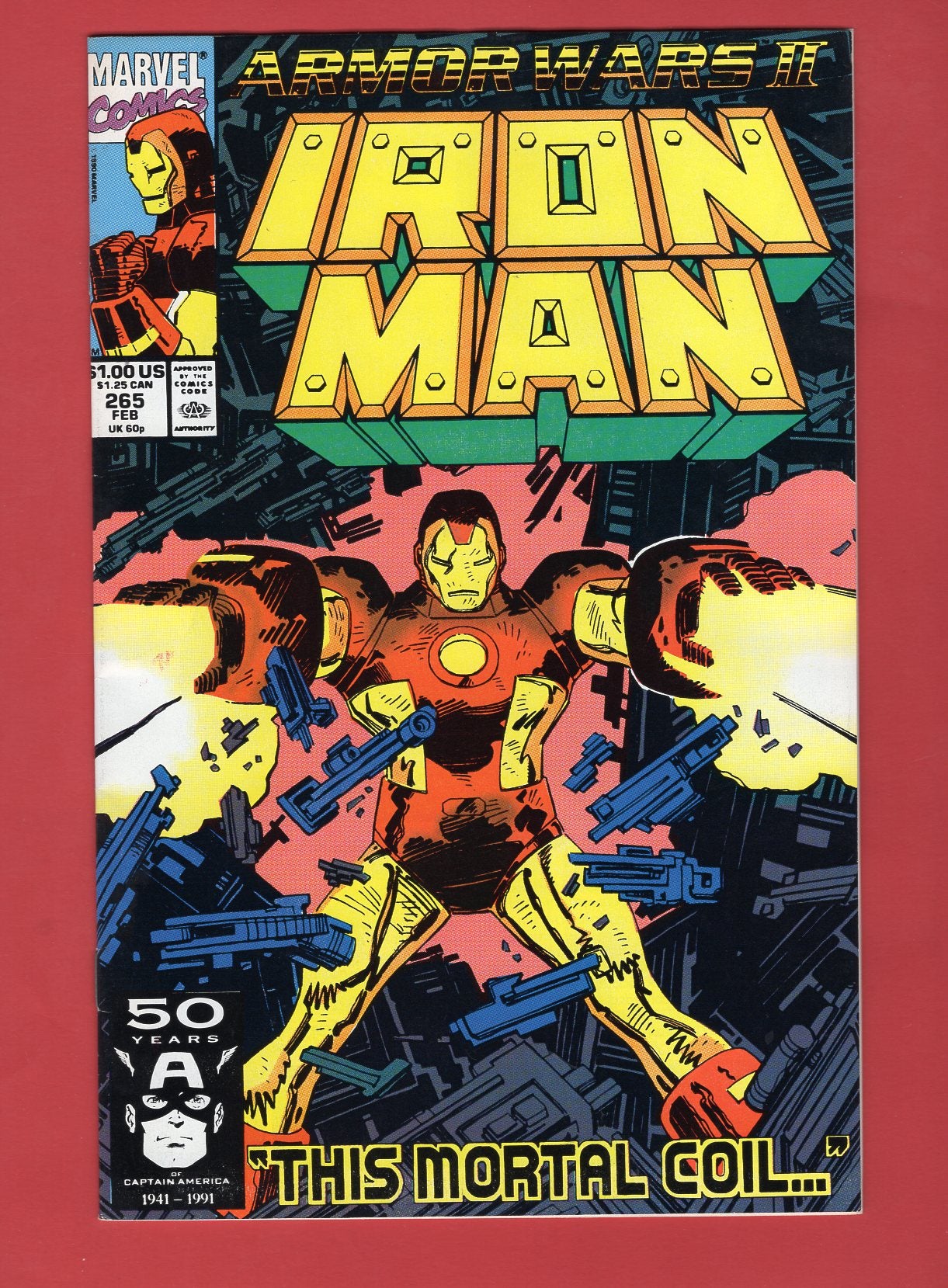 Iron Man #265 (Feb 1991) 9.2 NM-