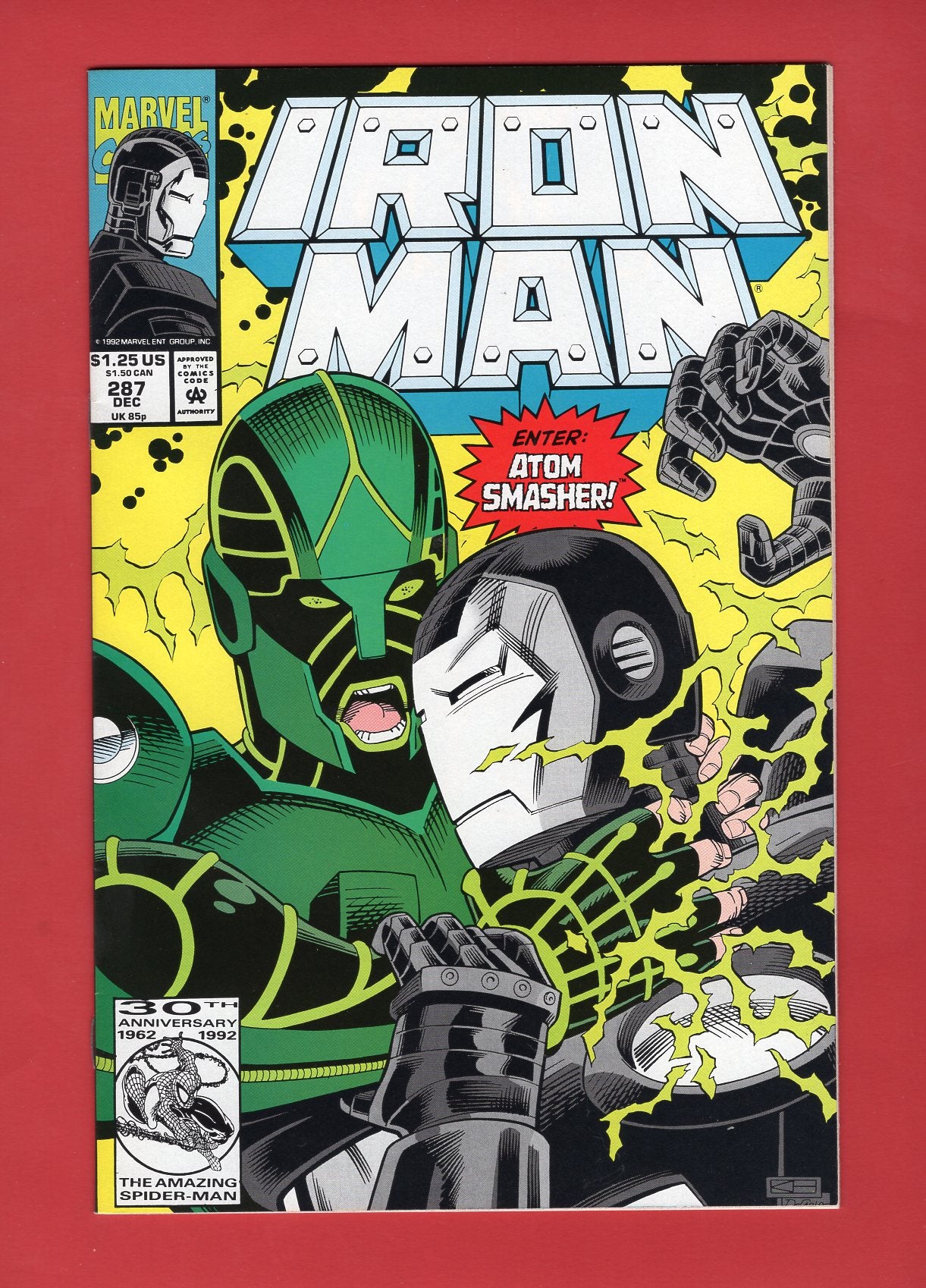 Iron Man #287 (Dec 1992) 9.2 NM-
