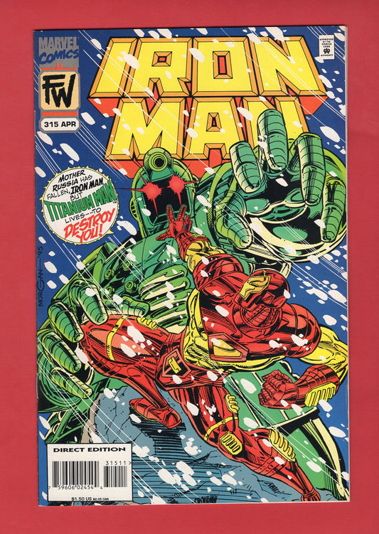 Iron Man #315 (Apr 1995) 9.2 NM-