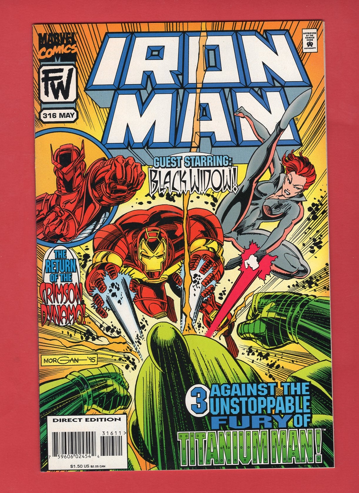 Iron Man #316 (May 1995) 9.2 NM-
