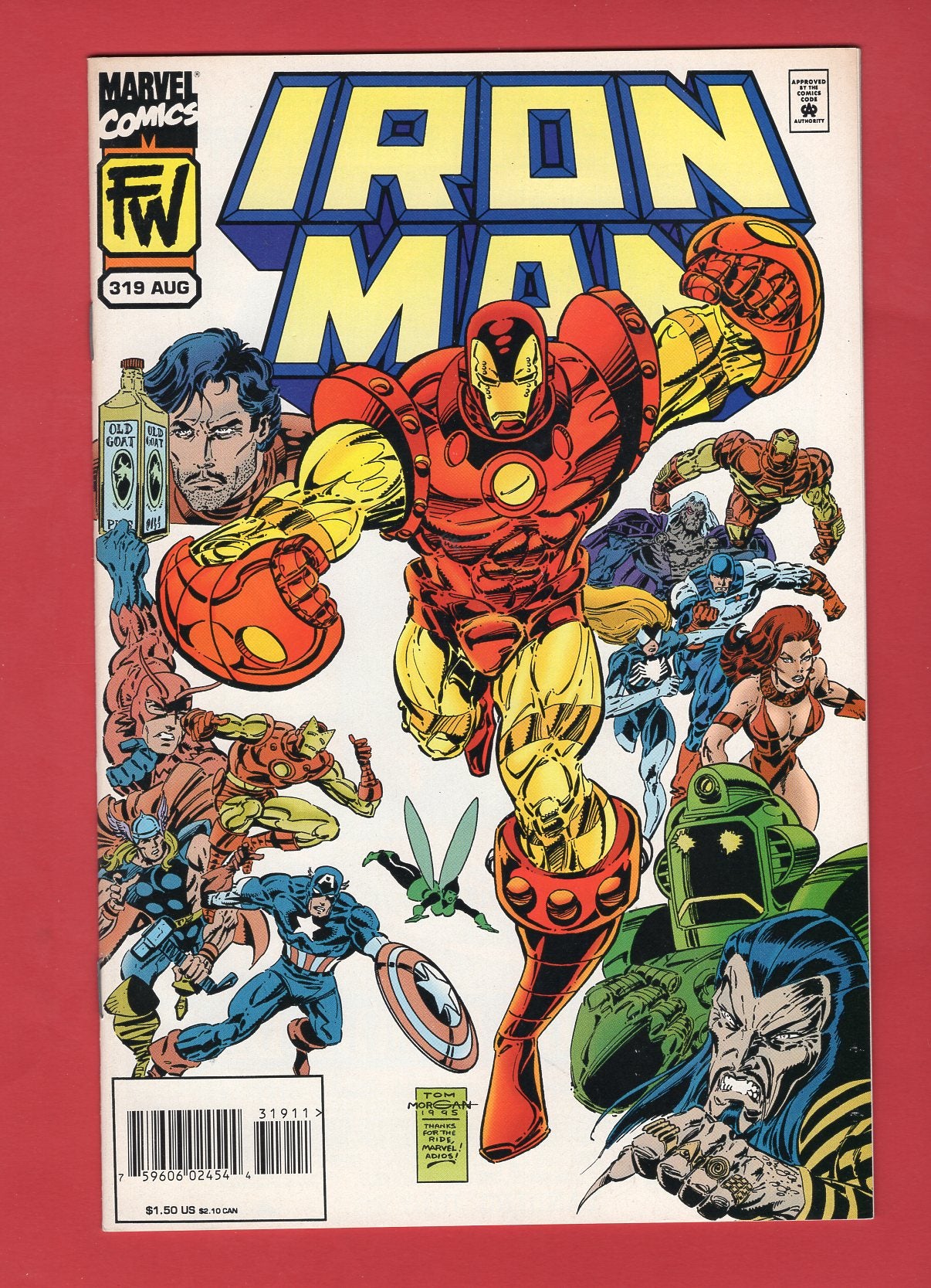 Iron Man #319 (Aug 1995) 9.2 NM-