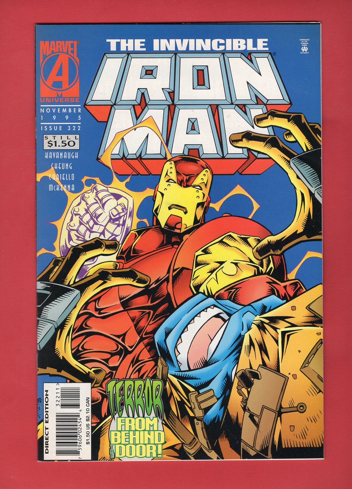 Iron Man #322 (Nov 1995) 9.2 NM-
