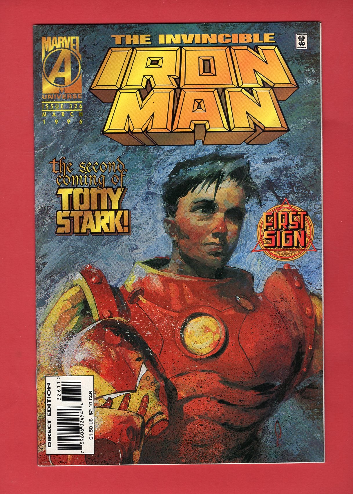 Iron Man #326 (Mar 1996) 9.2 NM-