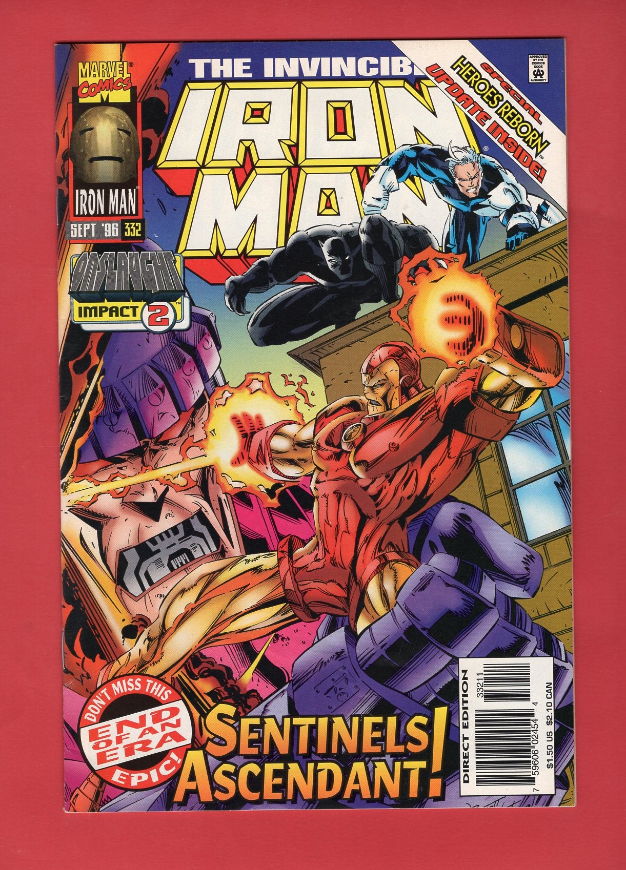 Iron Man #332 (Sep 1996) 8.0 VF