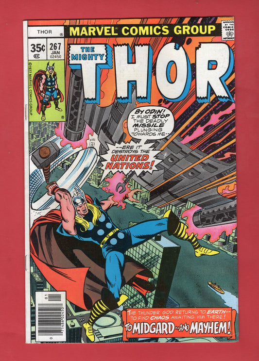Thor #267 (Jan 1978) 6.5 FN+ Newsstand