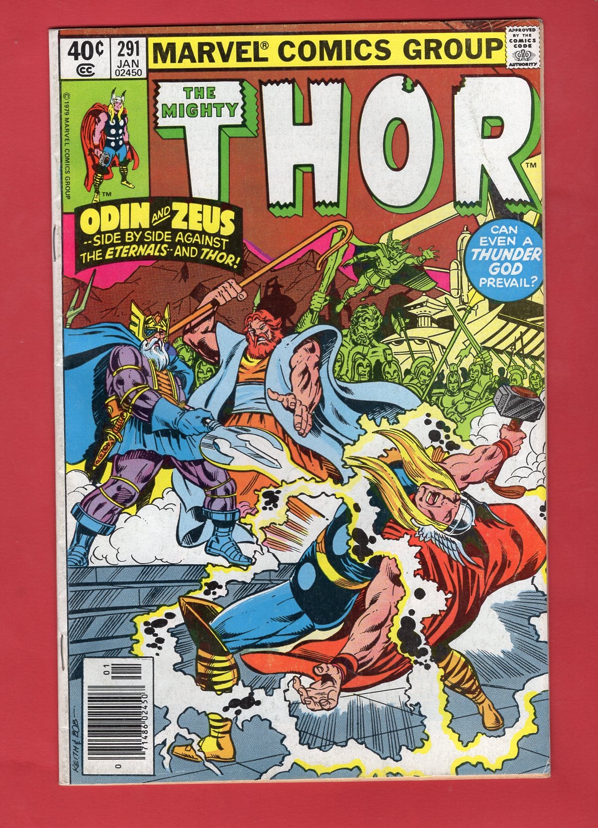 Thor #291 (Jan 1980) 7.5 VF- Newsstand