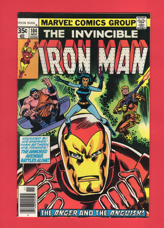 Iron Man #104 (Nov 1977) 7.5 VF- Newsstand