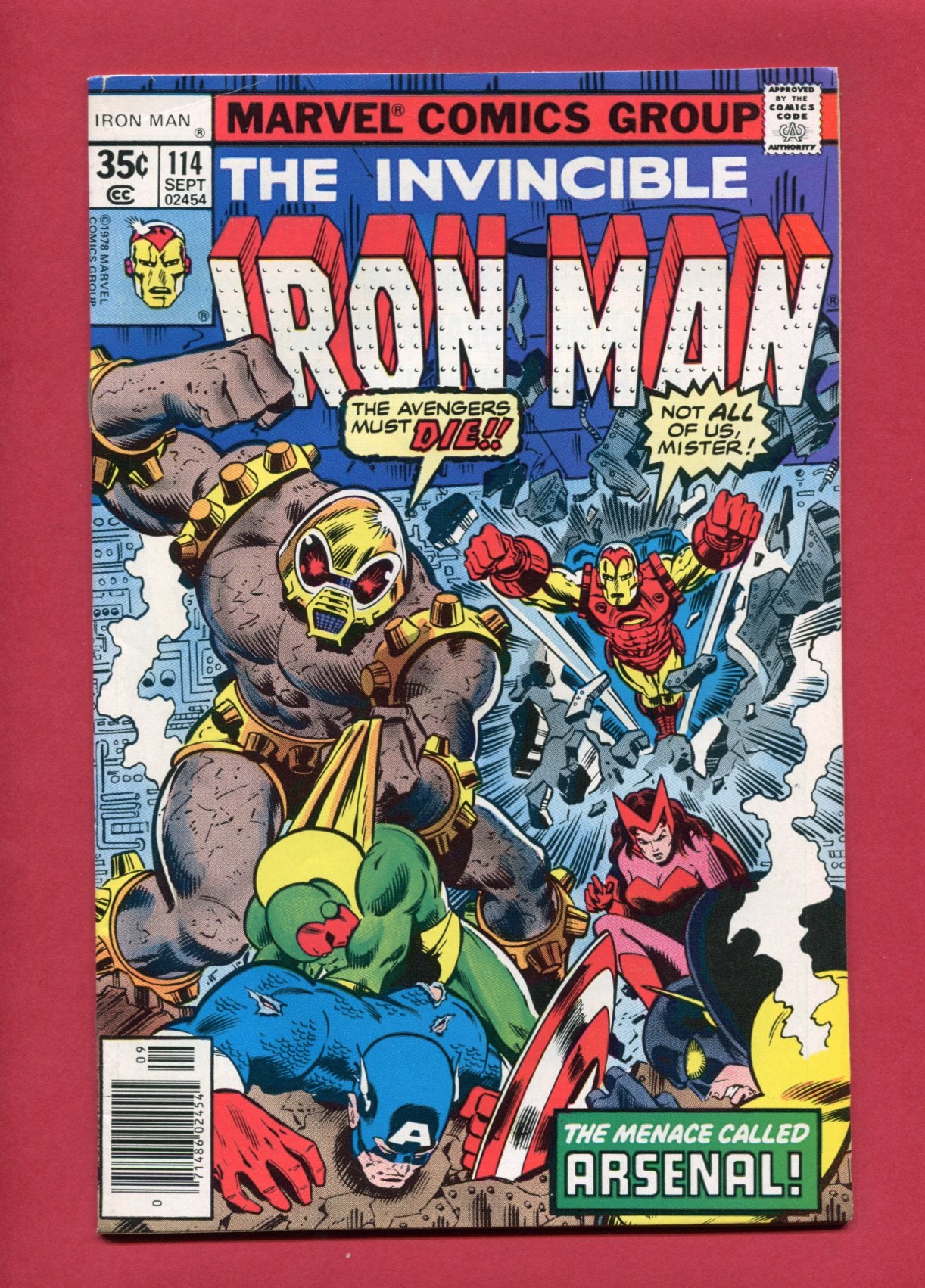 Iron Man #114 (Sep 1978) 8.0 VF Newsstand