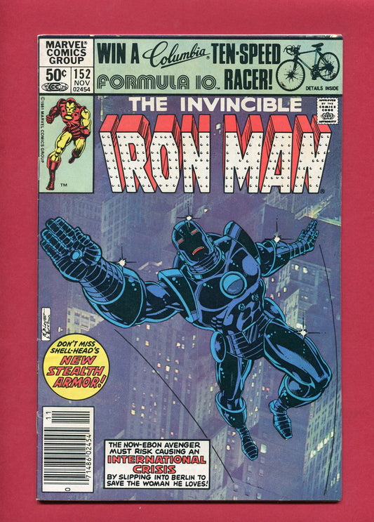 Iron Man #152 (Nov 1981) 7.5 VF- Newsstand