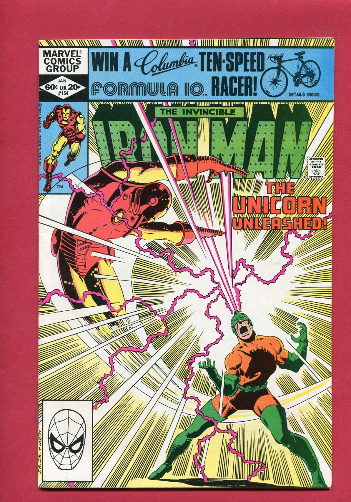 Iron Man #154 (Jan 1982), 8.0 VF