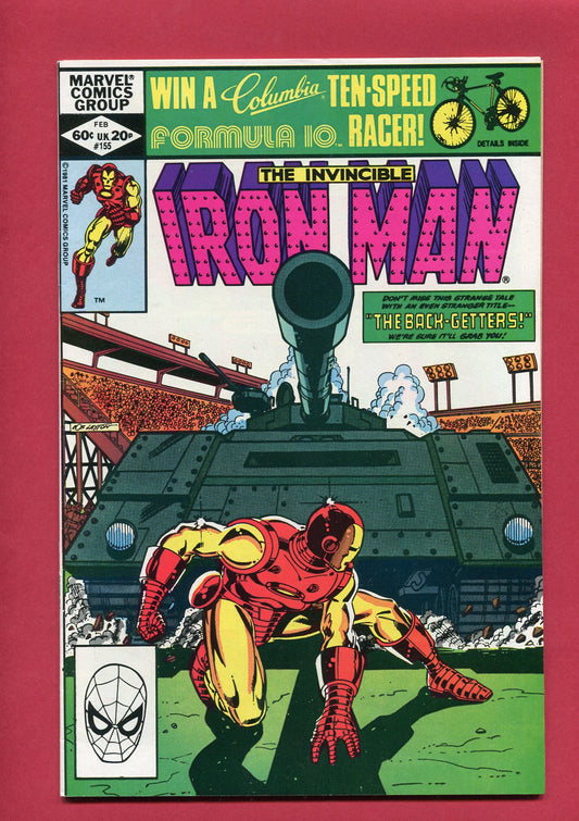 Iron Man #155 (Feb 1982), 8.5 VF+