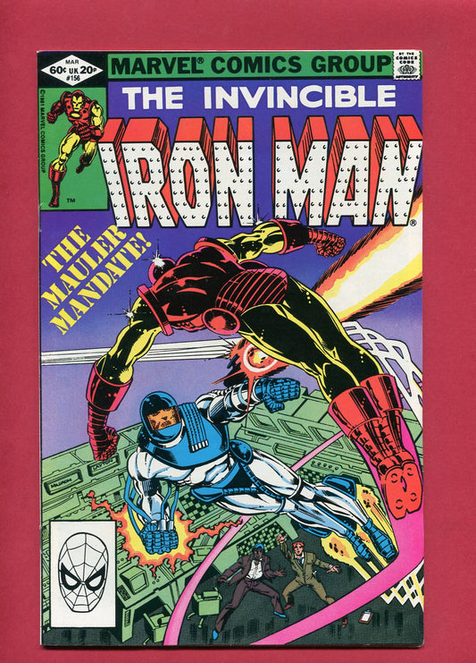 Iron Man #156 (Mar 1982), 8.0 VF