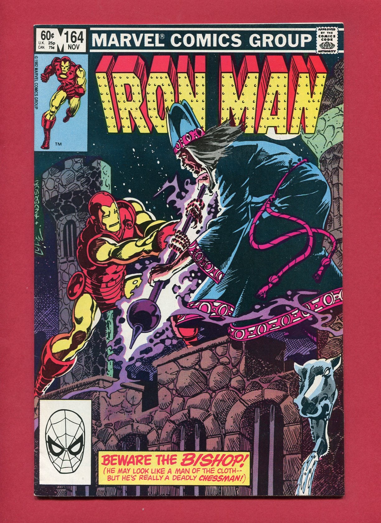 Iron Man #164 (Nov 1982), 8.0 VF