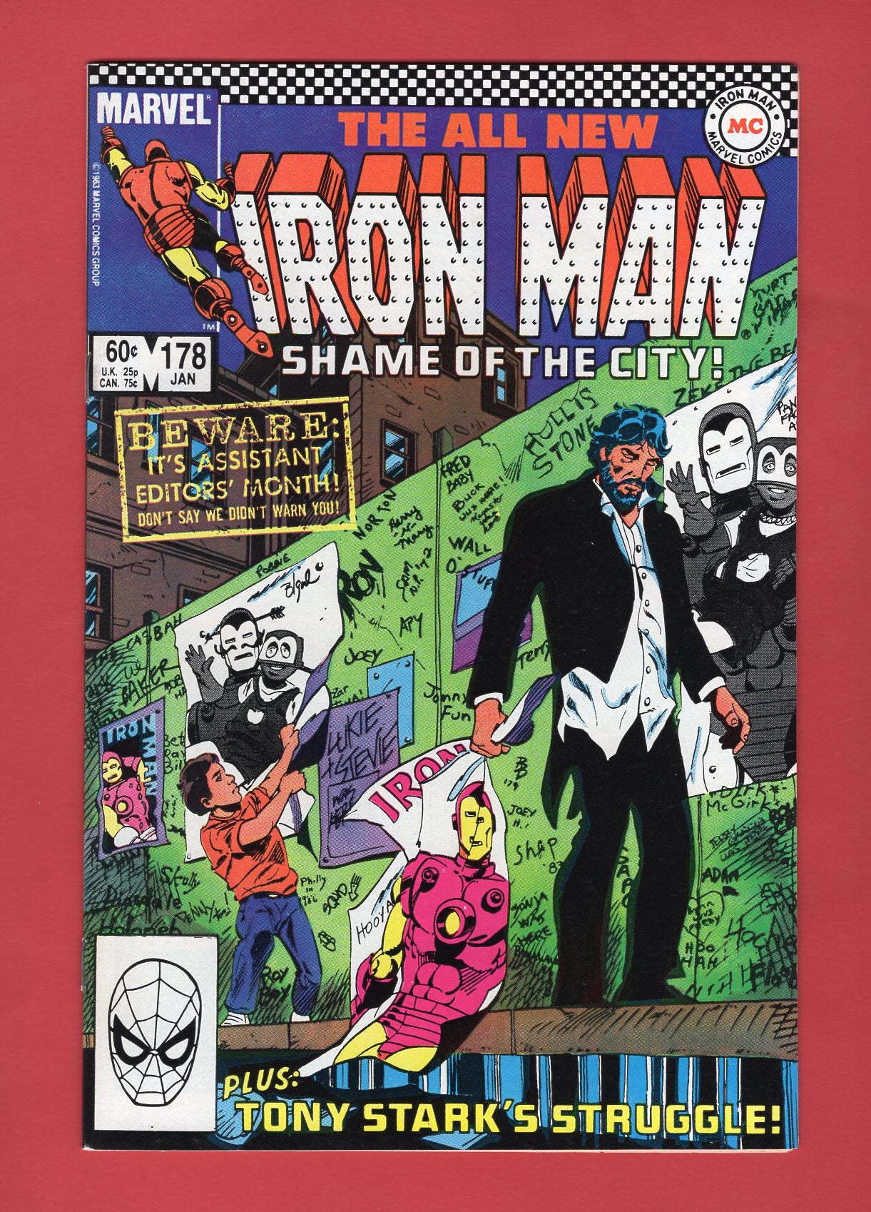 Iron Man #178 (Jan 1984), 8.5 VF+