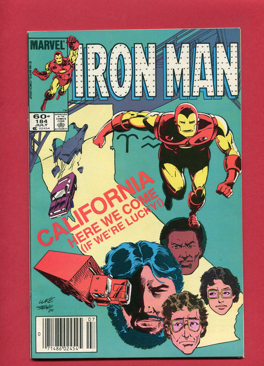 Iron Man #184 (Jul 1984), 7.5 VF-