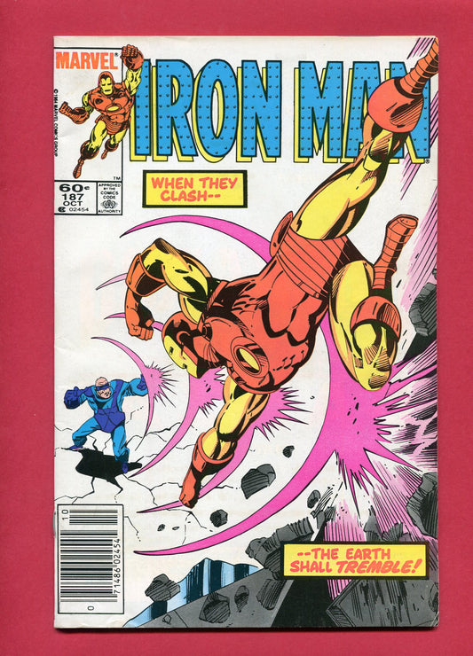 Iron Man #187 (Oct 1984), 6.5 FN+