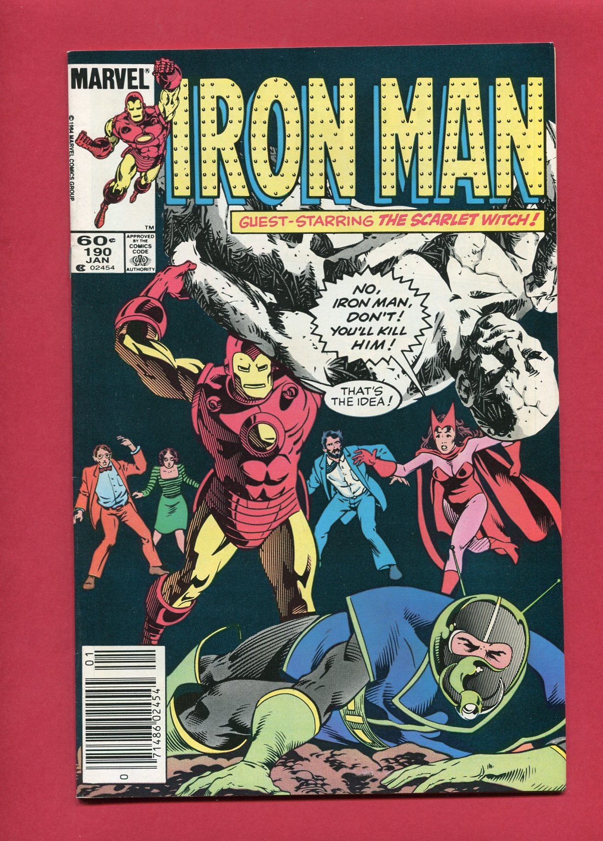 Iron Man #190 (Jan 1985), 8.5 VF+