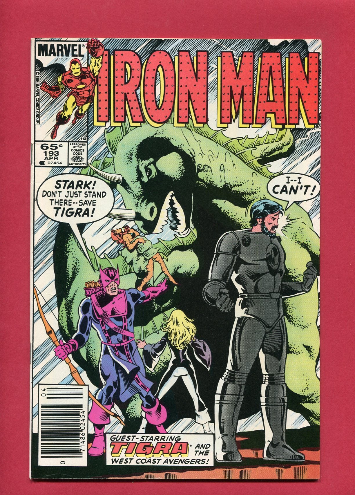 Iron Man #193 (Apr 1985), 8.5 VF+