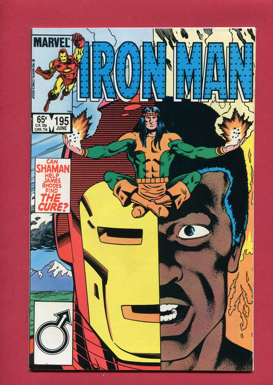 Iron Man #195 (Jun 1985), 8.5 VF+