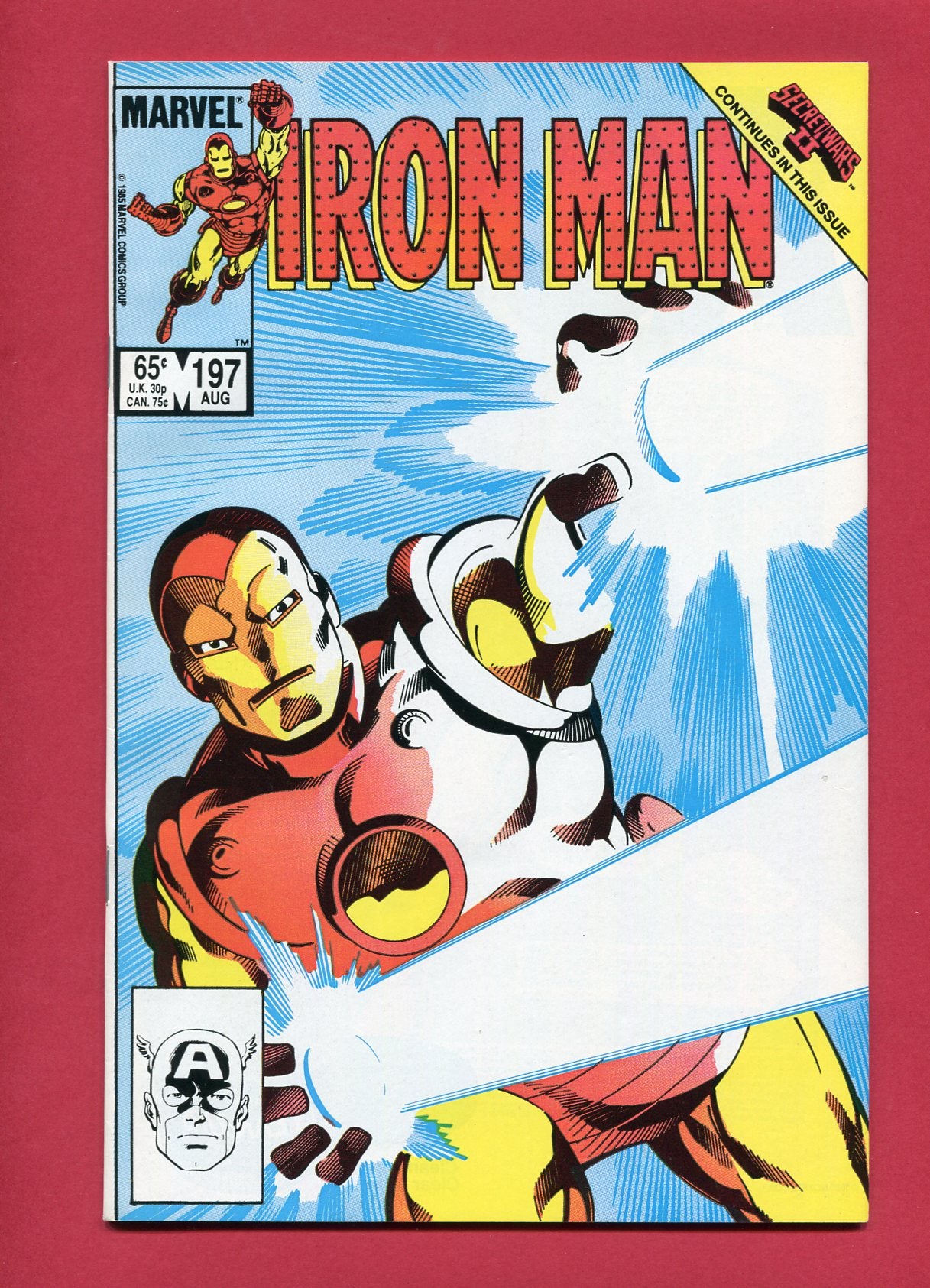 Iron Man #197 (Aug 1985), 9.2 NM-