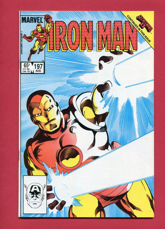 Iron Man #197 (Aug 1985), 9.2 NM-