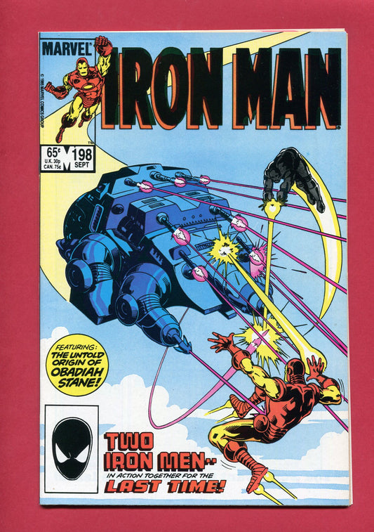 Iron Man #198 (Sep 1985), 8.5 VF+